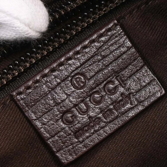 Gucci Beige PVC GG Shoulder Bag - Picture 8 of 9